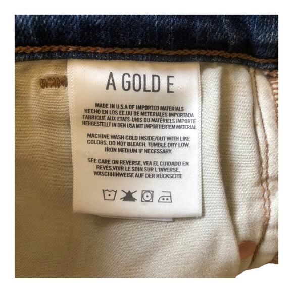 AGoldE Sophie Distressed Light Wash High Rise Skinny Jean, Light Indigo Wash, 24 - Picture 13 of 16